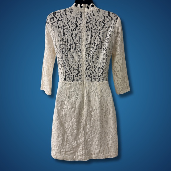 Lulus Classmate White Lace Dress - Timeless Elegance! - Picture 4 of 6